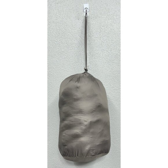 HEATKEEP Packable Down Puffer Jacket Womens XXL 2XL Taupe Tan Full Zip Coat - Picture 9 of 12